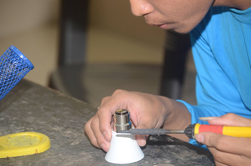 Training Programme on LED Bulb Fabrication